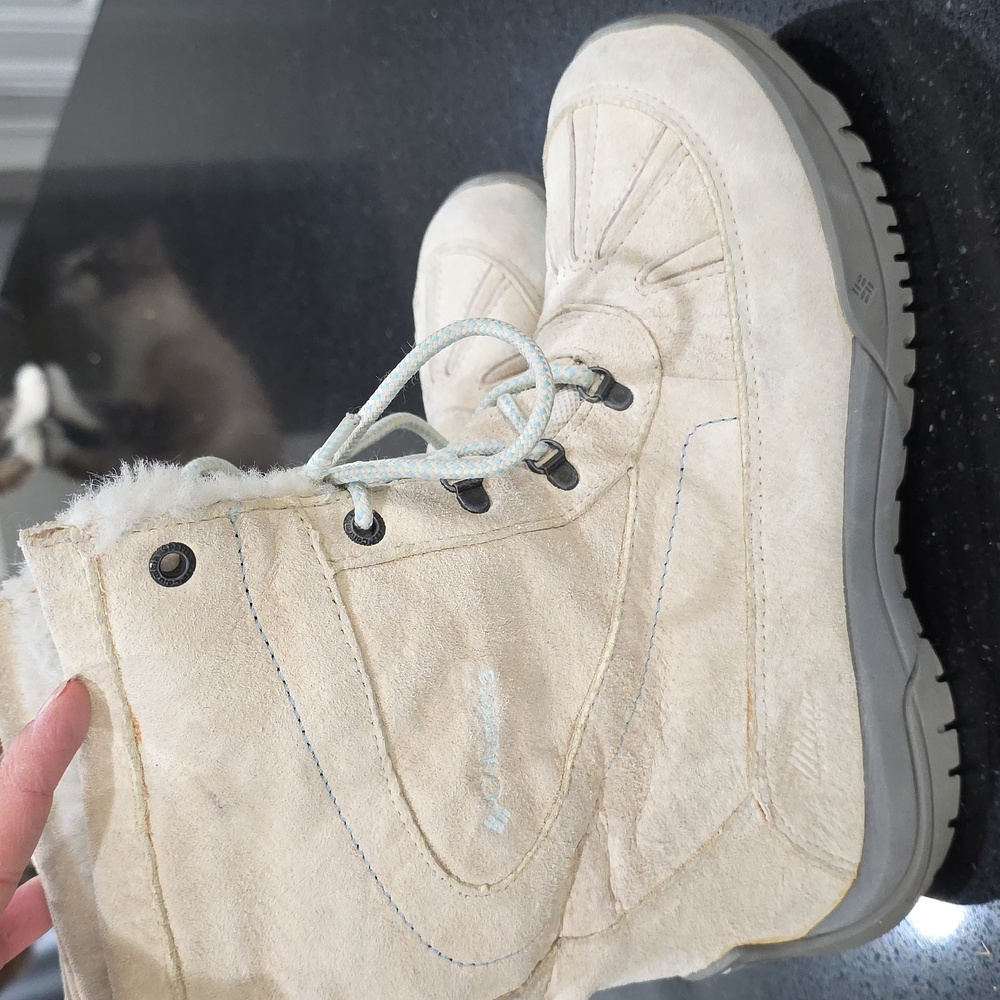 Columbia Lavela Women's Tan Waterproof Winter Boots Size 8 - Picture 8 of 9